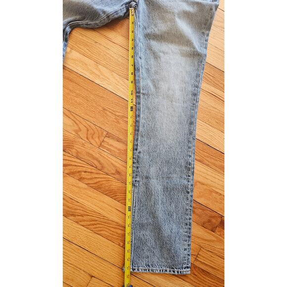 Pistola Jeans High Waist Split Hem Straight Leg Jeans Sz 27, Retail $168 - Picture 6 of 12